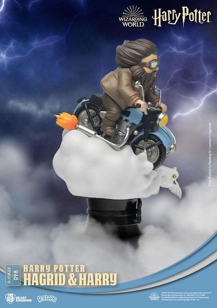 Коллекционная фигурка Beast Kingdom Toys Harry Potter D-Stage PVC Diorama Hagrid & Harry New Version 15 cm AF191 фото