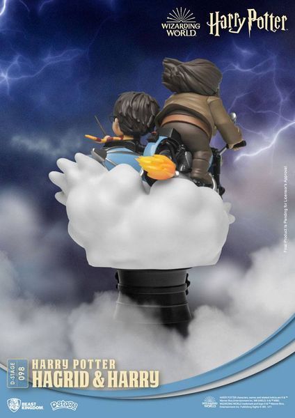 Коллекционная фигурка Beast Kingdom Toys Harry Potter D-Stage PVC Diorama Hagrid & Harry New Version 15 cm AF191 фото