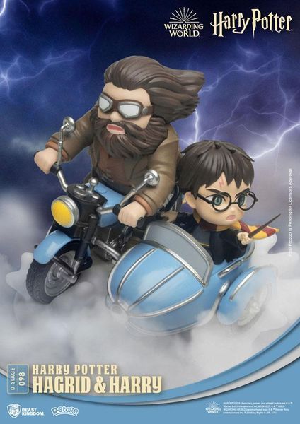 Коллекционная фигурка Beast Kingdom Toys Harry Potter D-Stage PVC Diorama Hagrid & Harry New Version 15 cm AF191 фото