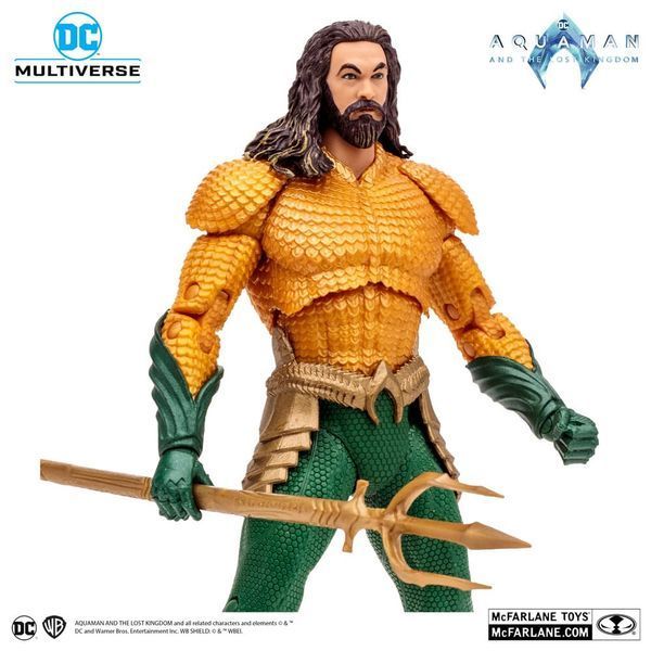 Коллекционная фигурка Аквамен Aquaman and the Lost Kingdom DC Multiverse Action Figure Aquaman McFarlane 18 cm AF151 фото