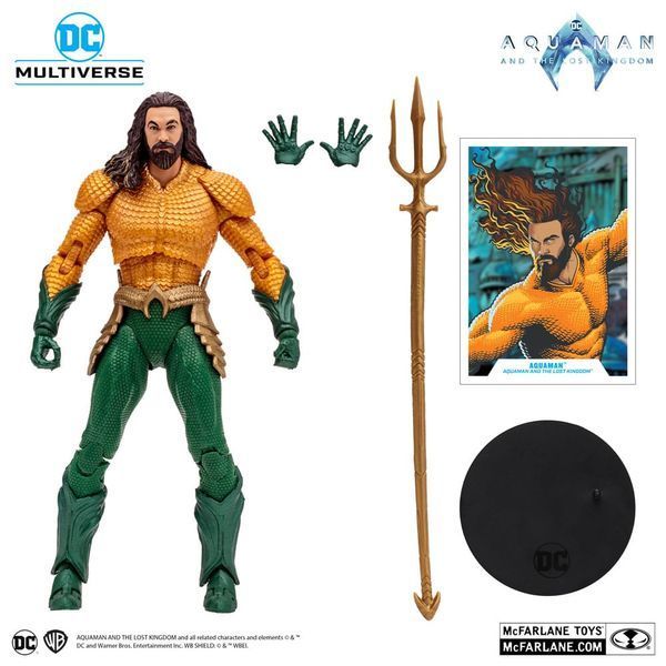 Коллекционная фигурка Аквамен Aquaman and the Lost Kingdom DC Multiverse Action Figure Aquaman McFarlane 18 cm AF151 фото