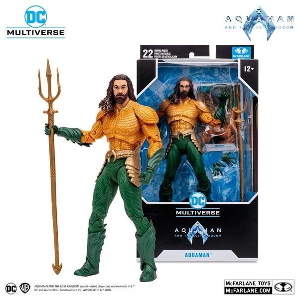 Коллекционная фигурка Аквамен Aquaman and the Lost Kingdom DC Multiverse Action Figure Aquaman McFarlane 18 cm AF151 фото