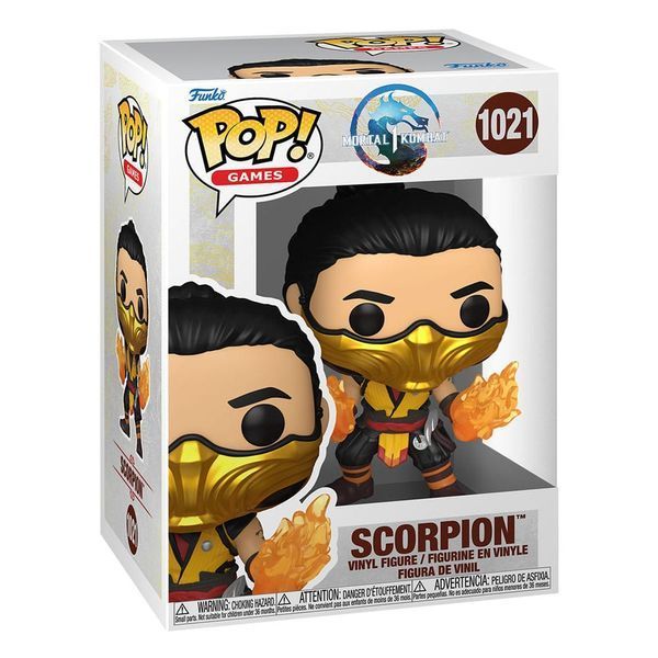 Коллекционная фигурка Funko Mortal Kombat POP! Games Vinyl Figure Scorpion 9 cm AF2741 фото