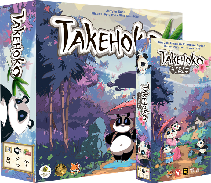 Настільна гра Такеноко: Чібіс (Takenoko: Chibis) Ювілейне видання 103 фото
