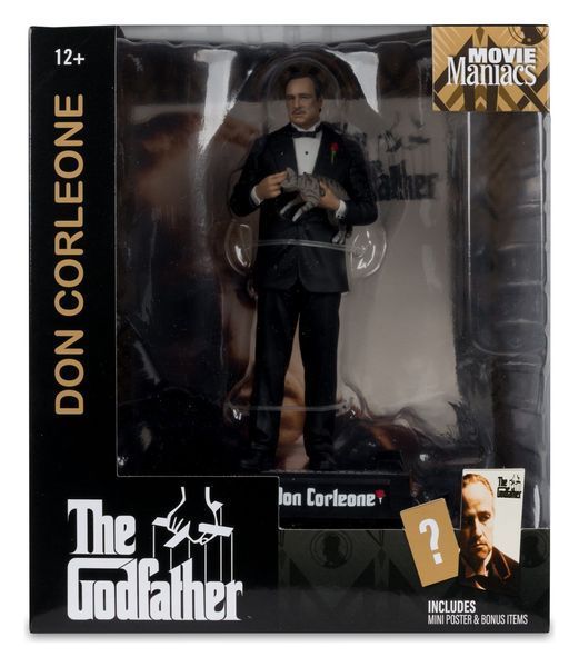 Колекційна фігурка McFarlane Toys Movie Maniacs &mdash; Don Corleone (Дон Корлеоне) 17 см MCF14147 фото