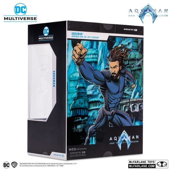 Коллекционная фигурка Аквамен Aquaman and the Lost Kingdom DC Multiverse Megafig Action Figure Aquaman McFarlane 30 cm AF152 фото