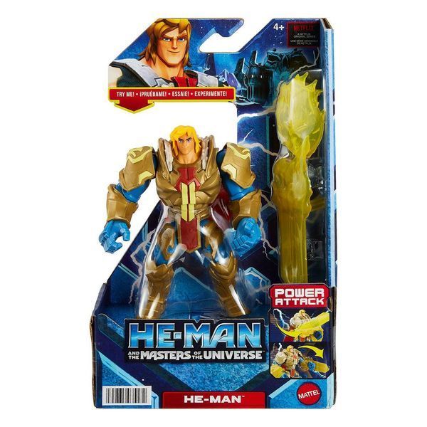 Коллекционная фигурка Mattel He-Man и мастеров Universe Action Figure 2022 Deluxe He-Man 14 cm AF186 фото