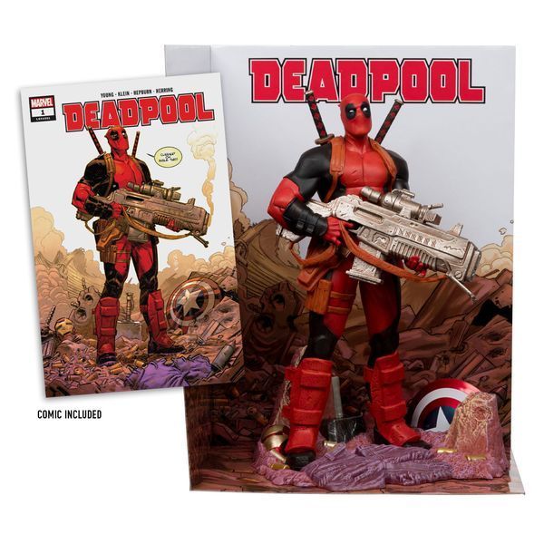 Колекційна статуетка McFarlane Toys Marvel Collection PVC Statue &mdash; Deadpool (Deadpool #1) 27 см MCF14816 фото