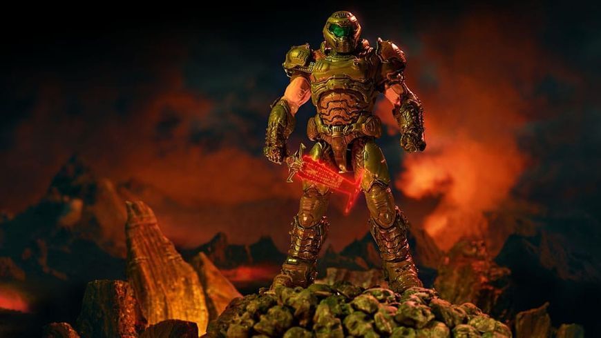 Коллекционная фигурка Dark Horse Doom Action Figure 1/6 Doom Slayer 30 cm AF192 фото