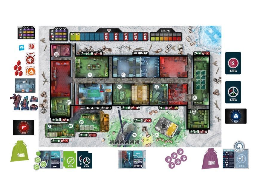 Настольная игра Нечто. Настольная игра (The Thing: The Boardgame) 001214 фото