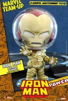 Колекційна міні-фігурка Marvel Comics Cosbaby (S) Залізна людина (Hydro Armor) 10 см Hot Toys mf105 фото