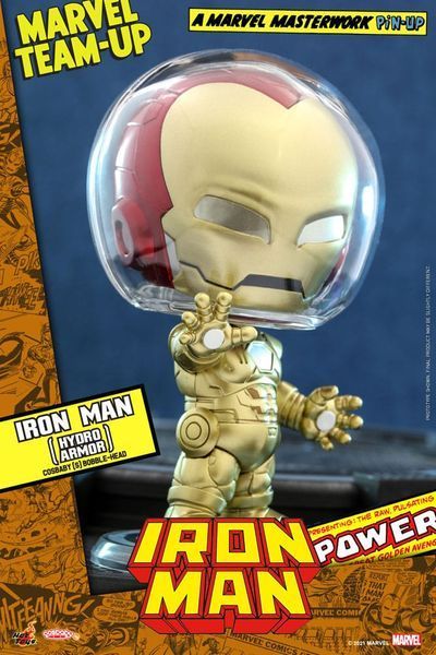 Колекційна міні-фігурка Marvel Comics Cosbaby (S) Залізна людина (Hydro Armor) 10 см Hot Toys mf105 фото