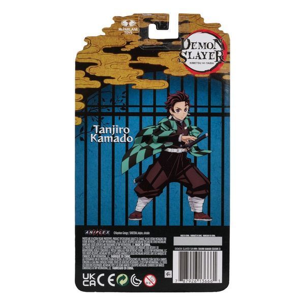 Коллекционная фигурка McFarlane Toys Demon Slayer: Kimetsu no Yaiba Action Figure Tanjiro Kamado 13 cm AF340 фото