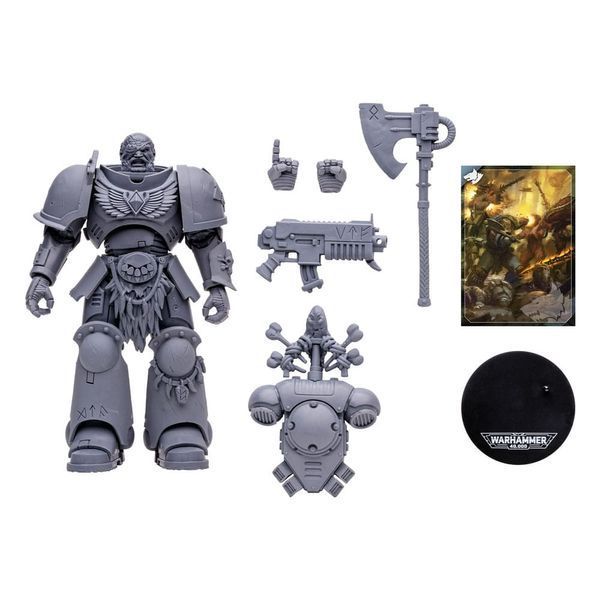 Колекційна фігурка McFarlane Toys Warhammer 40k Action Figure Space Wolves Wolf Guard (Artist Proof) 18 cm AF187 фото