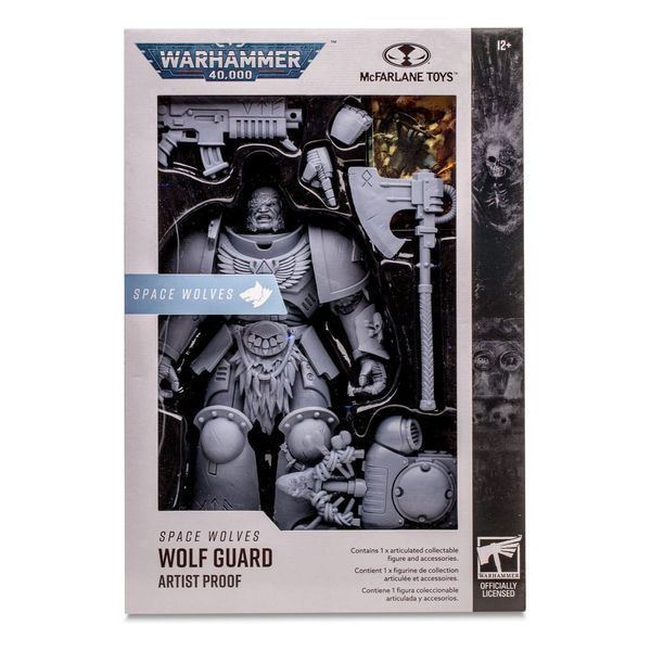 Колекційна фігурка McFarlane Toys Warhammer 40k Action Figure Space Wolves Wolf Guard (Artist Proof) 18 cm AF187 фото