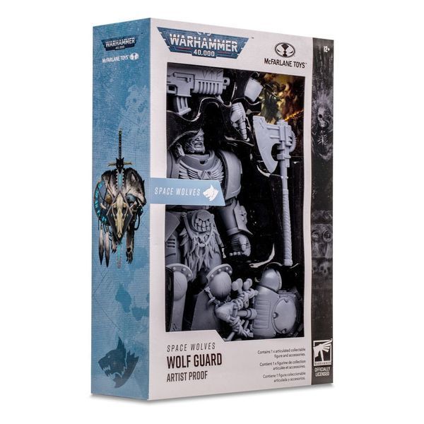 Колекційна фігурка McFarlane Toys Warhammer 40k Action Figure Space Wolves Wolf Guard (Artist Proof) 18 cm AF187 фото