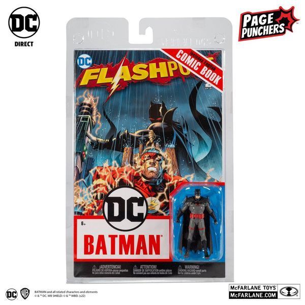 Колекційна фігурка Бетмен DC Direct Page Punchers Фігурка Batman (Flashpoint) 8 см McFarlane Toys AF113 фото