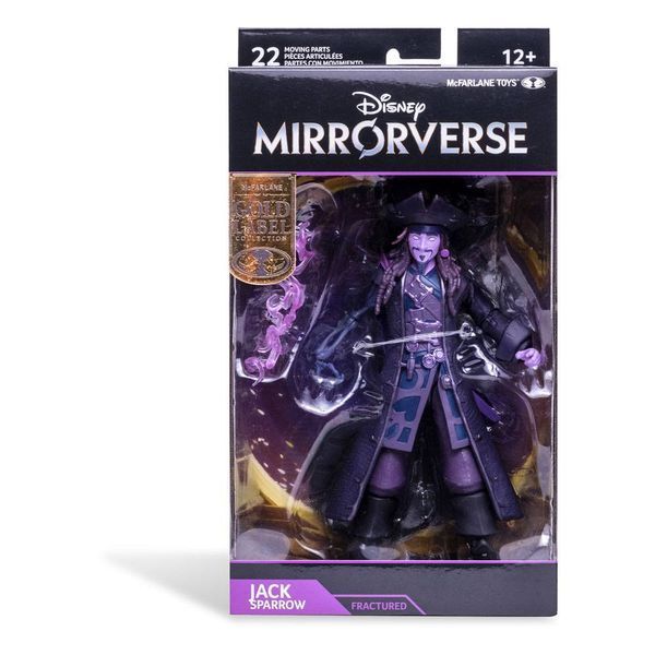 Коллекционная фигурка Джек Воробей Disney Mirrorverse Action Figure Jack Sparrow Fractured Gold Label Series McFarlane 18 cm AF154 фото