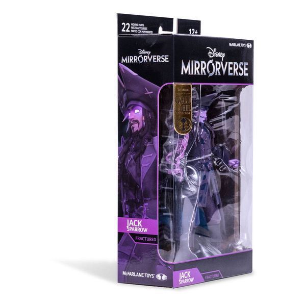Коллекционная фигурка Джек Воробей Disney Mirrorverse Action Figure Jack Sparrow Fractured Gold Label Series McFarlane 18 cm AF154 фото
