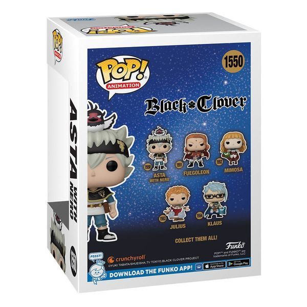 Коллекционная фигурка Funko Black Clover POP! Animation Vinyl Figure Asta w/Nero 9 cm AF271 фото
