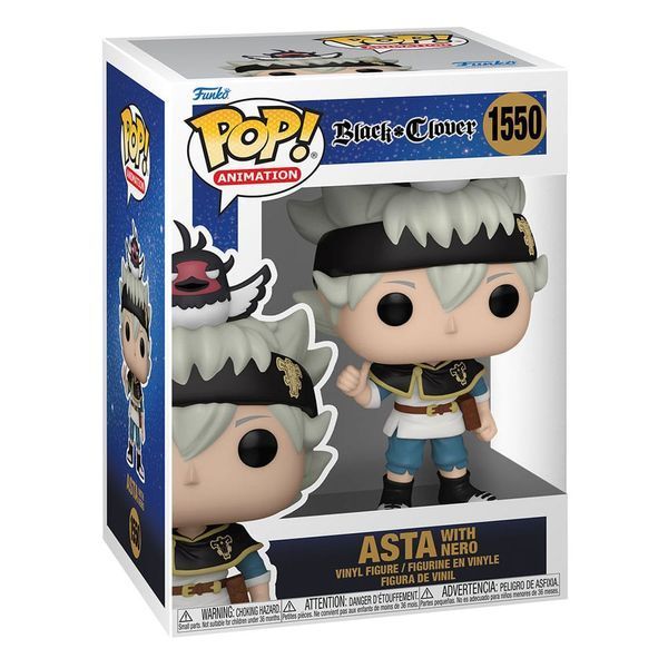 Коллекционная фигурка Funko Black Clover POP! Animation Vinyl Figure Asta w/Nero 9 cm AF271 фото