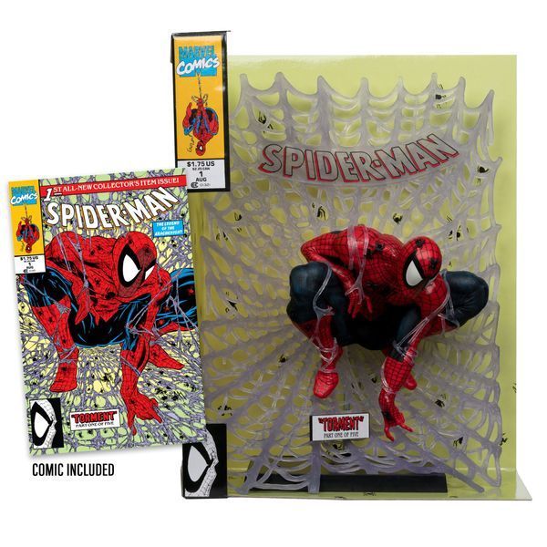 Колекційна статуетка McFarlane Toys Marvel Collection PVC Statue &mdash; Spider-Man (Spider-Man #1) 28 см MCF14832 фото
