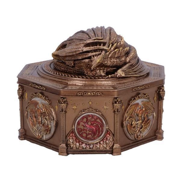 Шкатулка Nemesis Now House of the Dragon Syrax (Дом Дракона Сиракс) 16 см B7241C25 фото