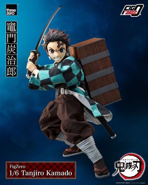Колекційна фігурка ThreeZero Demon Slayer: Kimetsu no Yaiba FigZero Action Figure 1/6 Tanjiro Kamado 27 cm AF316 фото
