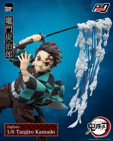 Колекційна фігурка ThreeZero Demon Slayer: Kimetsu no Yaiba FigZero Action Figure 1/6 Tanjiro Kamado 27 cm AF316 фото