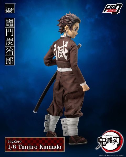 Колекційна фігурка ThreeZero Demon Slayer: Kimetsu no Yaiba FigZero Action Figure 1/6 Tanjiro Kamado 27 cm AF316 фото