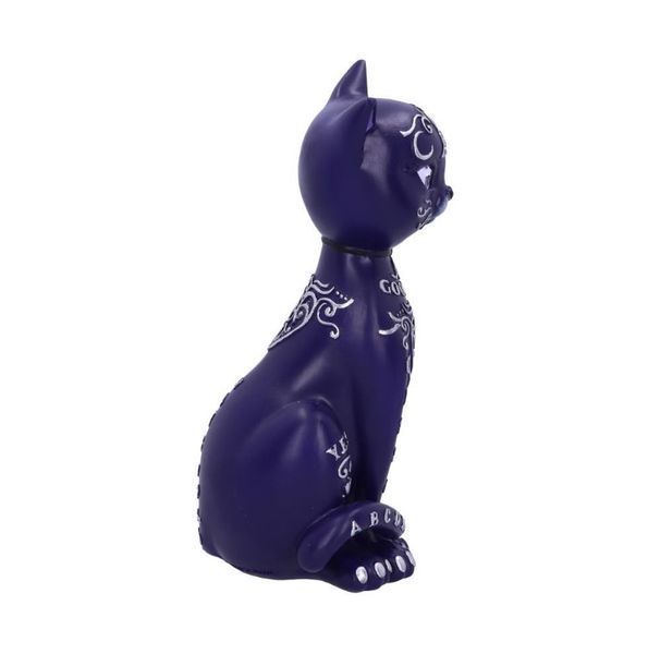 Декоративная статуэтка фигурка "Мистический кот" фиолетовый 26 см B5266S0 фото