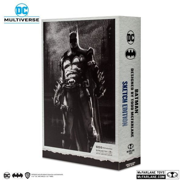 Колекційна фігурка Бетмен DC Multiverse Action Figure Batman by Todd McFarlane Sketch Edition (Gold Label) 18 см McFarlane Toys AF114 фото