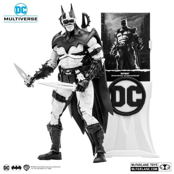 Колекційна фігурка Бетмен DC Multiverse Action Figure Batman by Todd McFarlane Sketch Edition (Gold Label) 18 см McFarlane Toys AF114 фото