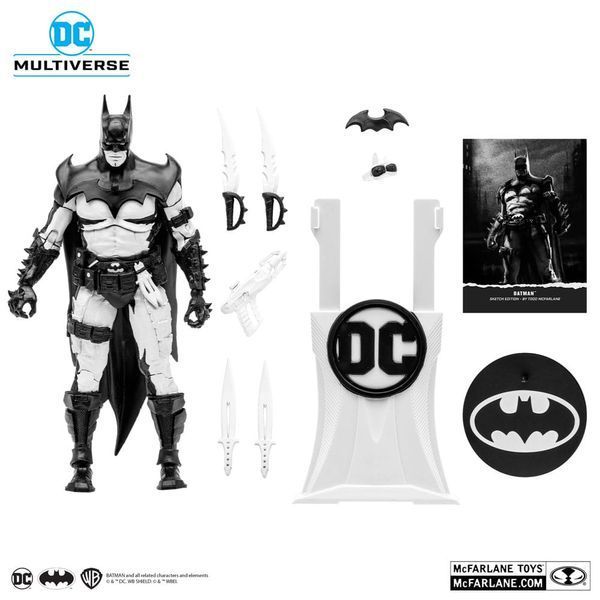 Колекційна фігурка Бетмен DC Multiverse Action Figure Batman by Todd McFarlane Sketch Edition (Gold Label) 18 см McFarlane Toys AF114 фото