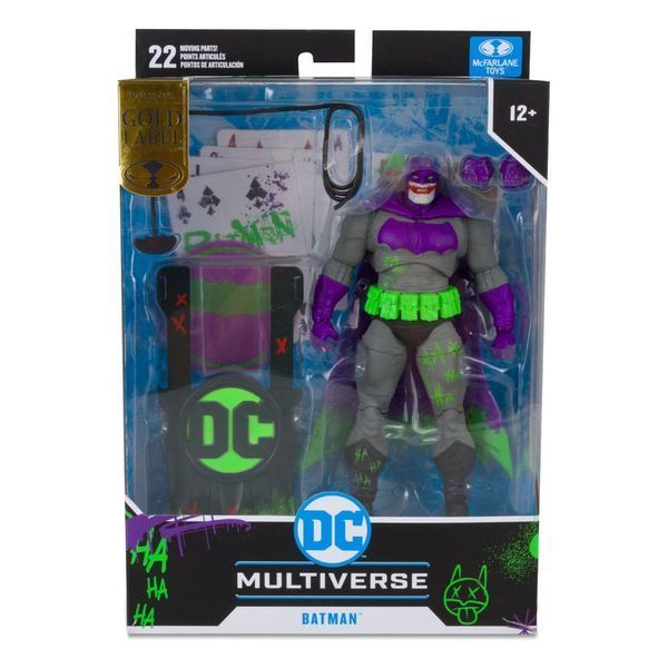 Коллекционная фигурка Бэтмен DC Multiverse Action Figure Batman (The Dark Knight Returns) (Jokerized) (Gold Label) McFarlane 18 cm AF155 фото