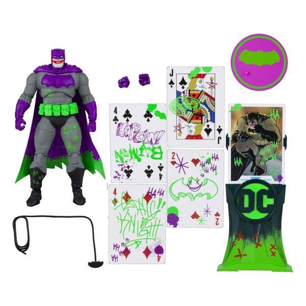 Коллекционная фигурка Бэтмен DC Multiverse Action Figure Batman (The Dark Knight Returns) (Jokerized) (Gold Label) McFarlane 18 cm AF155 фото
