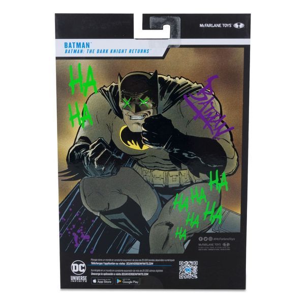 Коллекционная фигурка Бэтмен DC Multiverse Action Figure Batman (The Dark Knight Returns) (Jokerized) (Gold Label) McFarlane 18 cm AF155 фото