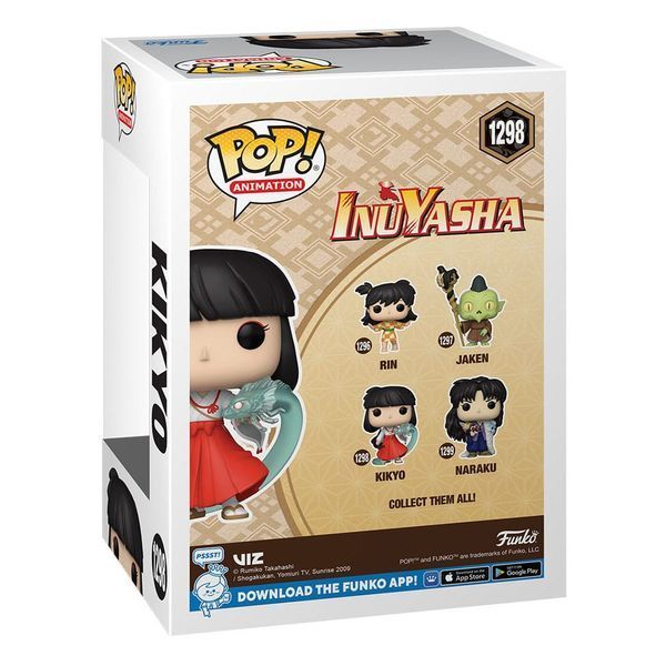Коллекционная фигурка Funko Inuyasha POP! Анимация Vinyl Figure Kikyo 9 cm AF227 фото