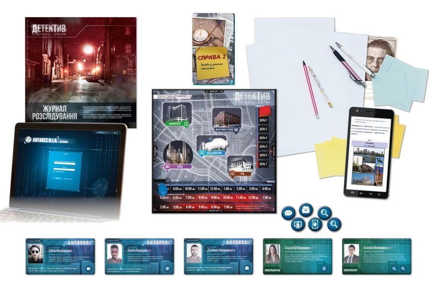 Настільна гра Детектив. Сучасне розслідування (Detective: A Modern Crime Board Game) 001217 фото