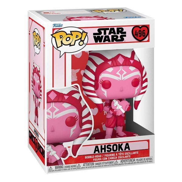 Колекційна фігурка Funko Star Wars Valentines POP! Star Wars Vinyl Figure Ahsoka 9 cm AF354 фото