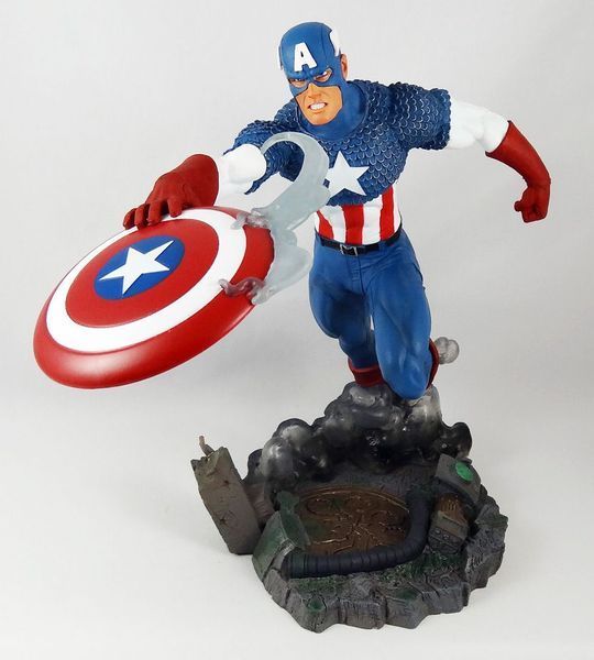 Статуя Марвел Капитан Америка Marvel Comic Gallery Vs. PVC Statue Captain America 25 cm stat111 фото