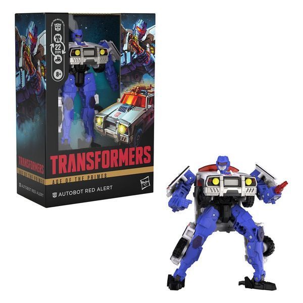 Екшн-фігурка Hasbro Transformers Age of the Primes Voyager Class Action Figure The Thirteen Autobot Red Alert 18 cm AF5331 фото