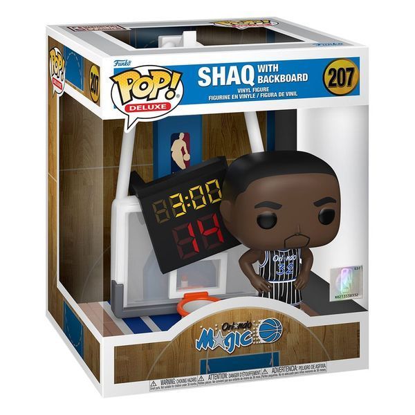 Колекційна фігурка Funko NBA Legends POP! Sports Deluxe Vinyl Figure Shaq w/Backboard 16 cm AF3117 фото