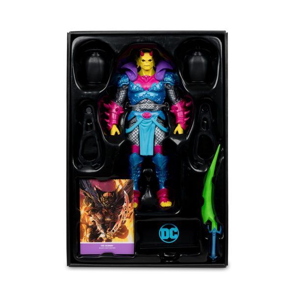 Колекційна фігурка McFarlane Toys DC Multiverse &mdash; The Demon (Demon Knights) Black Light Edition Gold Label 18 см MCF17207 фото