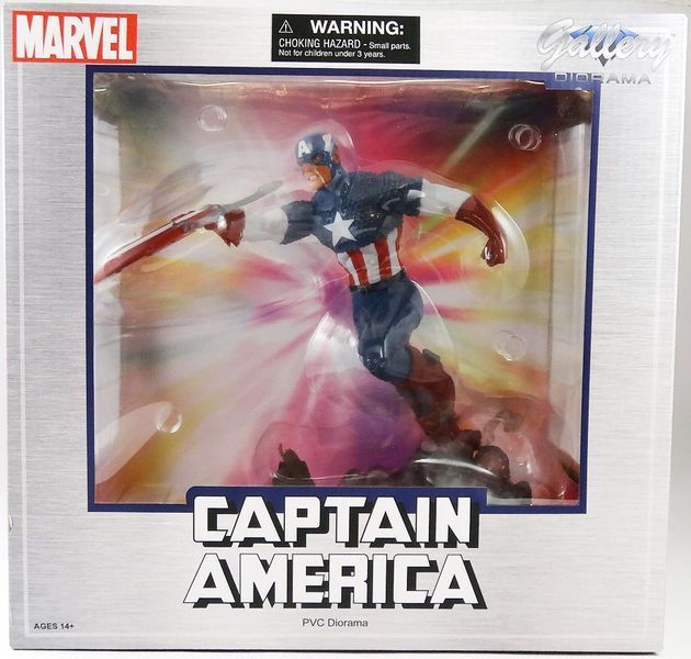 Статуя Марвел Капитан Америка Marvel Comic Gallery Vs. PVC Statue Captain America 25 cm stat111 фото