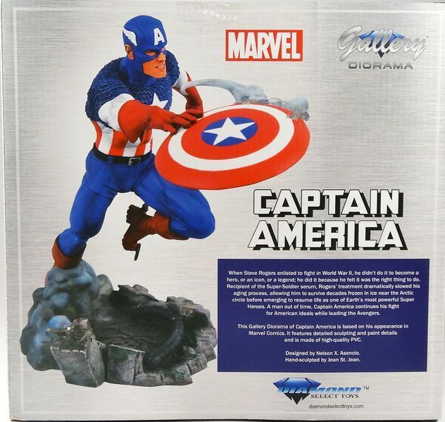 Статуя Марвел Капитан Америка Marvel Comic Gallery Vs. PVC Statue Captain America 25 cm stat111 фото