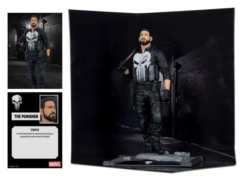 Колекційна статуетка McFarlane Toys Marvel Studios Statue 1/10 &mdash; The Punisher (Каратель) 16 см MCF14938 фото