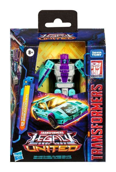 Екшн-фігурка Hasbro Трансформери Transformers Generations Legacy United Deluxe Class Action Figure G2 Universe Breakdown 14 cm AF5324 фото