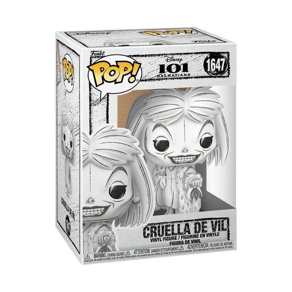 Колекційна фігурка Funko Disney POP! Vinyl Figure Sketched- Cruella De Vil 9 cm AF4213 фото
