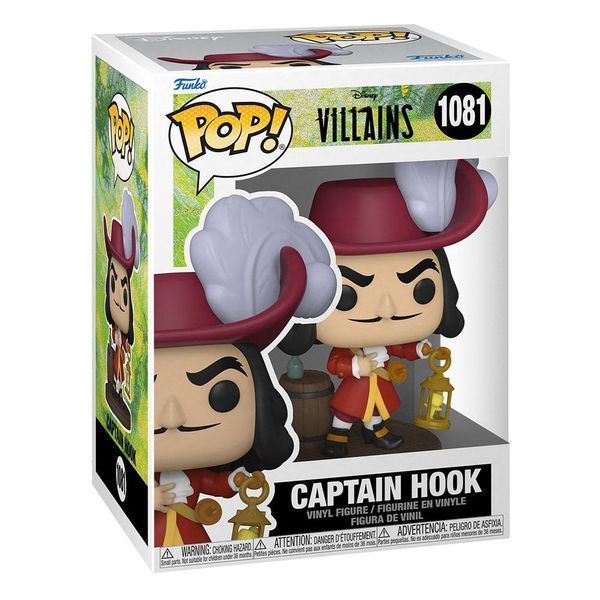 Колекційна фігурка Funko Disney: Villains POP! Disney Vinyl Figure Captain Hook 9 cm AF319 фото
